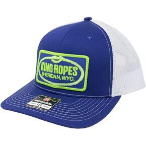 King Ropes 6-Panel Mesh Back Adjustable Snapback Trucker Hat (Royal/Neon Green) in Saudi Arabia