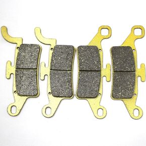Master Chen Front Brake Pads for Yamaha Zuma 125 YW125 Brakes Y/Z/A/B/D/E/F (Rear Drum Model) 2009 2010 2011 2012 2013 2014 2015 / Xenter 125 150 HW125 HW150 12 13 14 15 2016 2017 2018 FA492 MC0522