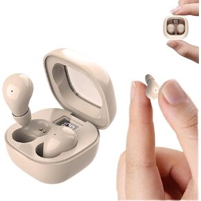 Wireless Smallest Invisible Earbuds For Sleep Ultra Small Hidden Earphones Ear Buds For Small Ear Bluetooth Mini Invisible Sleep Noise Cancelling Earbuds For Side Sleepers Hidden Headphones For Work