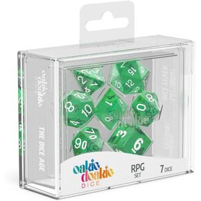 Oakie Doakie Dice RPG Set Translucent - Green (7)