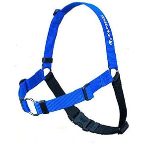 The Original Sense-ation No-Pull Dog Training Harness (Blue, Medium-Large Narrow)