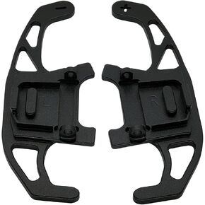 Steering Wheel Paddles Shifters Extensions Compatible With Volkswagen Golf MK7 Polo GTI/GTD/GTE/R R-line Passat Scirocco(Black)