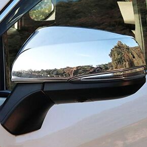 New Gloss Black Door Rear View Mirror Cover Trim for Toyota RAV4 Highlander 2020 2021 2022 (Gloss Black Mirror Cover Trim)