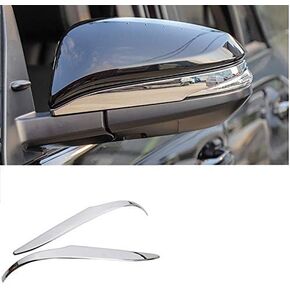 ITrims for Toyota 4Runner 2014-2022 Car Accessories Exterior Bottom Side Mirror Rearview Stripe Decor Cover Trim ABS Chromed 2PCS