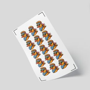 Generic CraftMate - Matte Sticker Paper For Inkjet & Laser Printers US Legal 8.5""x14"" (10)