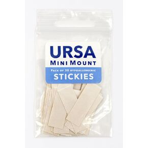 URSA MiniMount Stickies - Low Profile Hypoallergenic Stickies for Lavalier Microphones. Fits URSA MiniMounts and All Lavalier Microphones (30 Pack)