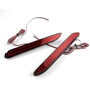 Red LED Rear Bumper Reflectors Turn Signal Light Rear Fog Light Rear bumper light Tail Light for Toyota Camry Matrix Sienna Reiz RAV4 Venza Avalon Fortuner Lexus RC250 RC350 IS-F GX470 RX300