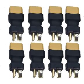 8Pcs XT60 Female to Male Deans T Plug Connector Adapter for RC Car Boat Drone LiPo NiMH Battery ESC Connector Adapters Parts