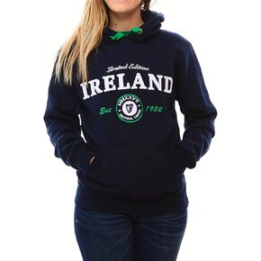 Malham Ireland Limited Edition Navy Hoodie - Harp Crest