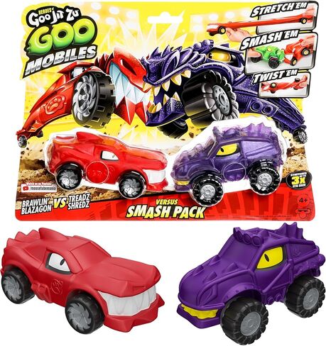 Heroes of Goo Jit Zu Goo Mobiles Versus Smash Pk Brawlin' Blazagon Vs Treads Shredz حصريًا in Kuwait