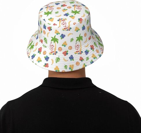 Bucket Hat Beach Sun Hat Beach Fishing Hat for Men Women Teens, Reversible Double-Side-Wear in Saudi Arabia