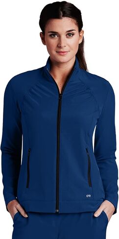 BARCO One Endure Scrub Jacket for Women - Zip Front Medical Jacket, Anti-Wrinkle, 4-Way Stretch Women's Scrub Jacket in Saudi Arabia