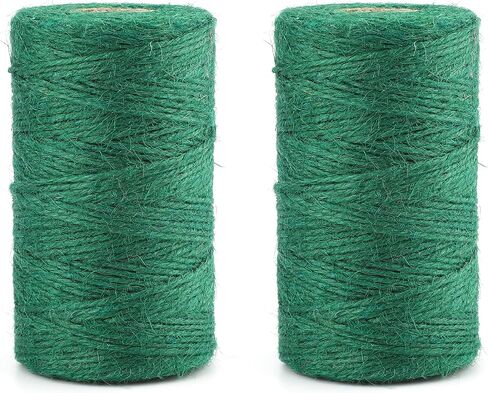KINGLAKE GARDEN Red Twine,Christmas Twine String,Jute Twine 2 mm 328 Feet Gift Twine Red Twine String for Gift Wrapping,Packing,Crafts,DIY,Home Decorating in Saudi Arabia
