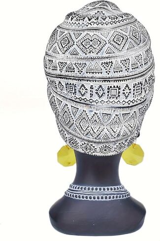African Statues and Sculptures for Home Decor, Vintage Black Lady Art Bust Figurines, Aesthetic Shelf and Table Ornaments, Decor Accents and Gifts for Women in Saudi Arabia