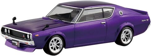 Aoshima Nissan C110 Skyline GT-R Custom Metallic Purple 1:32 Scale Model Kit in Saudi Arabia