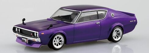 Aoshima Nissan C110 Skyline GT-R Custom Metallic Purple 1:32 Scale Model Kit in Saudi Arabia