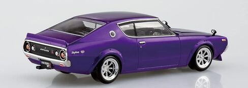 Aoshima Nissan C110 Skyline GT-R Custom Metallic Purple 1:32 Scale Model Kit in Saudi Arabia