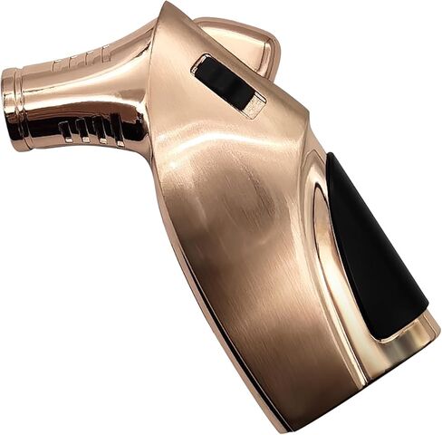 JOBON Torch Lighter, Triple Jet Flame Butane Lighter with Punch and Safety Lock (Butane Gas Not Included) (Black) in Kuwait