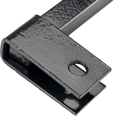 PHILTOP 1 Pair Mud Flap Hanger Bracket Kit, 30" Straight Fender Hanger with Hardware for Semi Trucks, Black-Coated in Saudi Arabia
