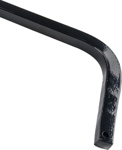 PHILTOP 1 Pair Mud Flap Hanger Bracket Kit, 30" Straight Fender Hanger with Hardware for Semi Trucks, Black-Coated in Saudi Arabia