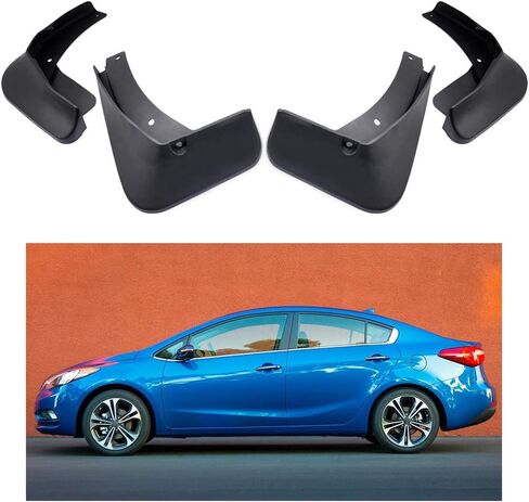 Car Mudguard Fender Mud Flaps Splash Guards Compatible with Kia Forte Sedan 2014 2015 2016 in Saudi Arabia