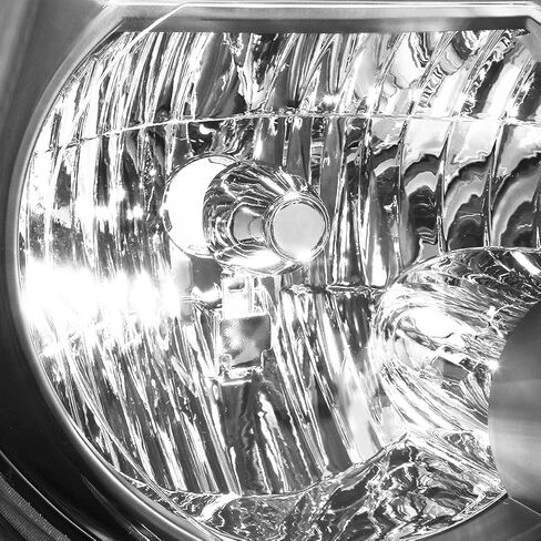 اسرة السيارات 2 قطعة OE نمط الكروم الإسكان العنبر الزاوية مجموعة مصابيح أمامية المصابيح الأمامية متوافق مع فورد إسكيب 08-12 in Kuwait