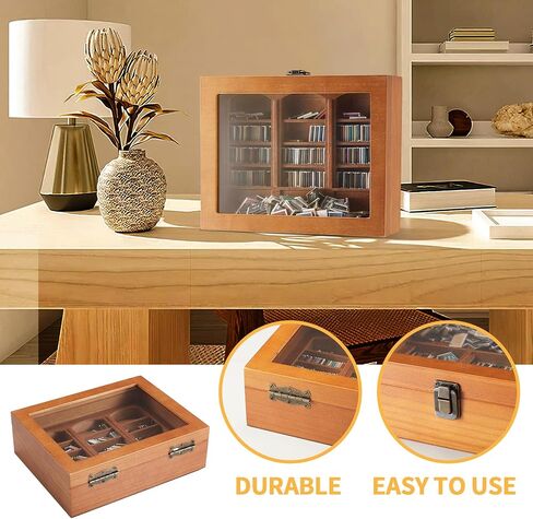 Anxiety Bookshelf Tiny Miniature Library Display Cabinet with Mini Books | Stress Relief and Creativity Decor - Mini Book Matchbox Shelf for Anxiety Relief in Saudi Arabia