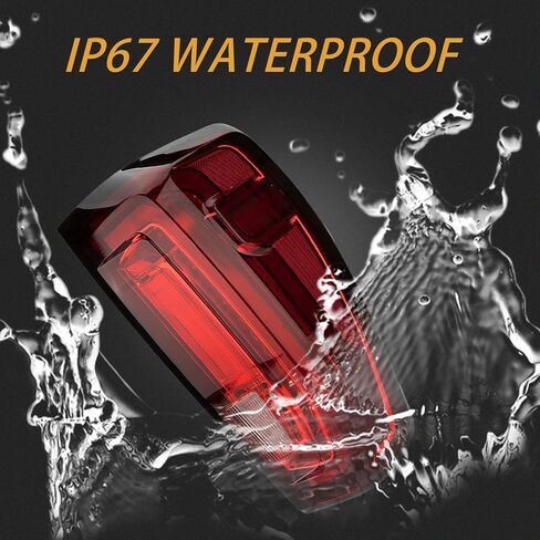 مجموعة مصابيح الذيل متوافقة مع 2019-2022 جي إم سي سييرا 1500/2500 الجانب الأيسر للسائق مصابيح الفرامل الخلفية الهالوجين مع لمبة وتسخير الأسلاك in Kuwait