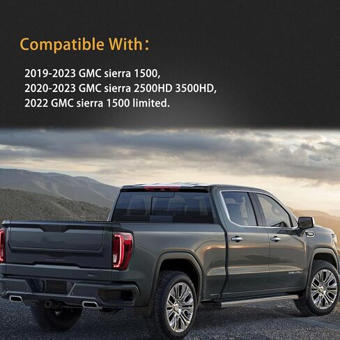 مجموعة مصابيح الذيل متوافقة مع 2019-2022 جي إم سي سييرا 1500/2500 الجانب الأيسر للسائق مصابيح الفرامل الخلفية الهالوجين مع لمبة وتسخير الأسلاك in Kuwait