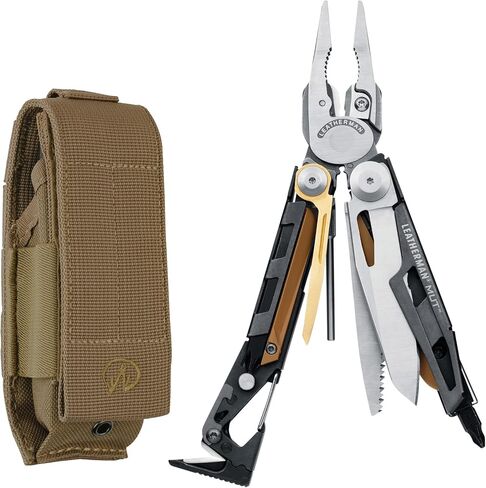 LEATHERMAN, MUT Multitool with Premium Replaceable Wire Cutters and Firearm Tools, Black with MOLLE Black Sheath in Saudi Arabia