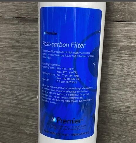Watts Premier WP531105 RO Pure Reverse Osmosis Filtration System خرطوشة استبدال فلتر المياه وWP560060 RO فلتر المياه PH موازنة السيراميك مع تركيب QC 1/4 بوصة in Kuwait