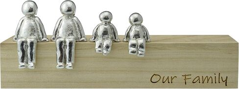 Our Family Ornament - Choose Your Family Combination (3 Children) in Saudi Arabia