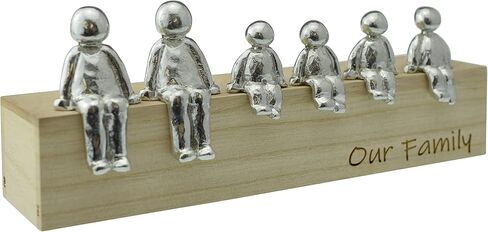 Our Family Ornament - Choose Your Family Combination (3 Children) in Saudi Arabia