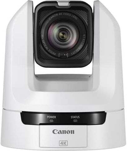 2 × كاميرا Canon CR-N300 4K NDI PTZ مع تكبير 20x (أبيض تيتانيوم) (5157C002) + وحدة تحكم PTZ بشاشة لمس Canon RC-IP100 + 2 × كابل إيثرنت + طقم تنظيف + أشرطة + المزيد (متجدد) in Saudi Arabia