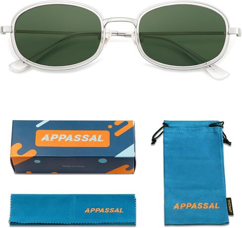 Retro Oval Sunglasses for Women Men Trendy Large Round Y2k Sunnies AP3681 in Saudi Arabia