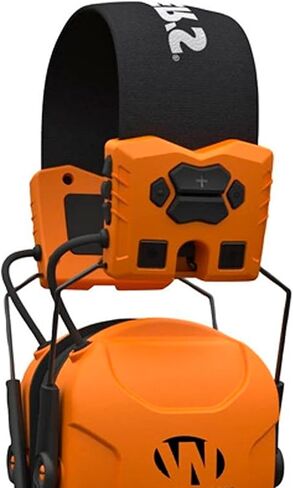 WALKER'S XCEL Digital Electronic Muff-26dB NRR Noise Protection Sound Enhancement Shooting Safety Earmuff, 2 AAA Batteries, Beige, One Size in Saudi Arabia