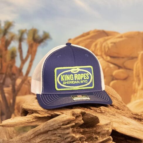 King Ropes 6-Panel Mesh Back Adjustable Snapback Trucker Hat (Royal/Neon Green) in Saudi Arabia