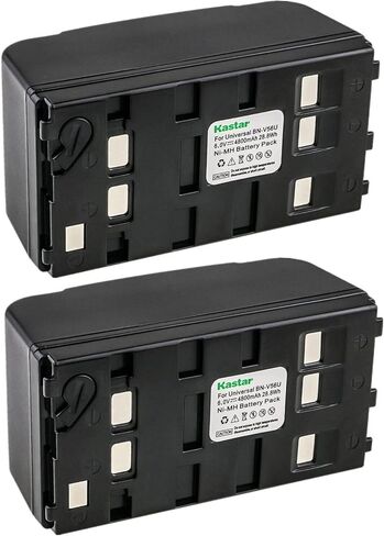 Kastar 1-Pack Ni-MH بطارية 6V 4800mAh متوافقة مع باناسونيك PV-L650 PV-L657 PV-L659 PV-L757 PV-L857 PV-S332 PV-S372 PV-S43 PV-S53 PV-S62 PV-S63 PV-S630 PV -S64 PV-S72 PV-S770A BP-15 BP-17 BP-18 in Saudi Arabia
