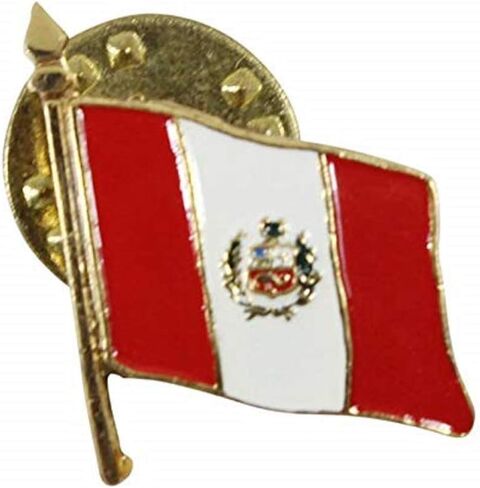 United States Metal Flag Handpainted Lapel Pin - Latin American Flags Pin in Saudi Arabia