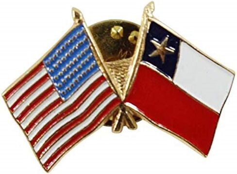 United States Metal Flag Handpainted Lapel Pin - Latin American Flags Pin in Saudi Arabia
