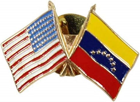 United States Metal Flag Handpainted Lapel Pin - Latin American Flags Pin in Saudi Arabia