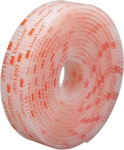 3M Dual Lock Reclosable Fasteners SJ3560, Type 250, Clear, 1 in x 50 yd, Industrial Use, Snaps Shut, Strong and Secure, Durable for Repeated Opening and Closings, 1 Roll in Saudi Arabia