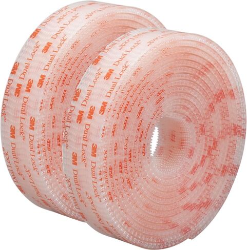 3M Dual Lock Reclosable Fasteners SJ3560, Type 250, Clear, 1 in x 50 yd, Industrial Use, Snaps Shut, Strong and Secure, Durable for Repeated Opening and Closings, 1 Roll in Saudi Arabia