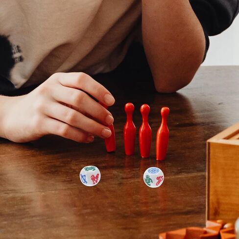 6 قطع من لعبة Toyvian الصينية التقليدية على شكل سرطان البحر الجمبري لعبة النرد السنة الصينية الجديدة التقليدية لعبة السمك الجمبري والروبيان وسرطان البحر والدجاج عملة كالاباش الورقية لعبة المقامرة التقليدية in Kuwait