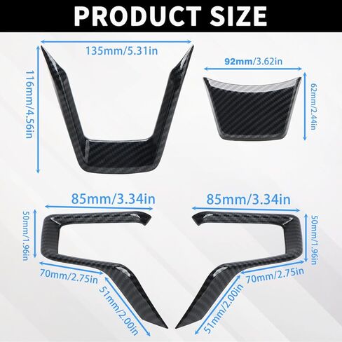 غطاء عجلة القيادة من ألياف الكربون من JERBOR لسيارة Subaru Crosstrek 2024 in Kuwait