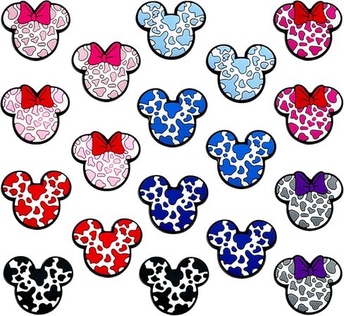 PEVOGON 16 Pcs Silicone Focal Bead Cute Loose Beads Accessory for DIY Keychains Bracelet Necklace Pens Lanyard Making (Autism) in Saudi Arabia