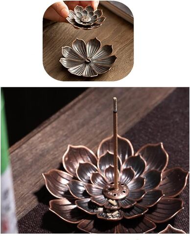 مبخرة البخور، قطعتين من حامل بخور عصا اللوتس، حامل بخور اللوتس، حامل أعواد الروائح لديكور المنزل، اليوغا، المنتجعات الصحية in Kuwait