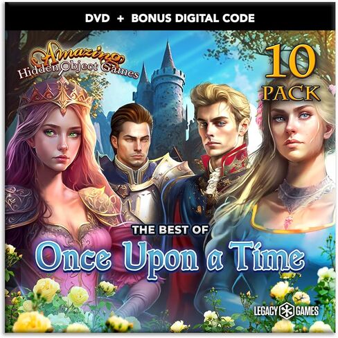 Legacy Games Amazing Hidden Object Games for PC: Once Upon A Time 2 (5 Game Pack) - PC DVD with Digital Download Codes in Saudi Arabia