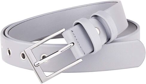 Adjustable Women PU Leather Belt for Jeans Dresses Waist Belts With Buckle in Saudi Arabia
