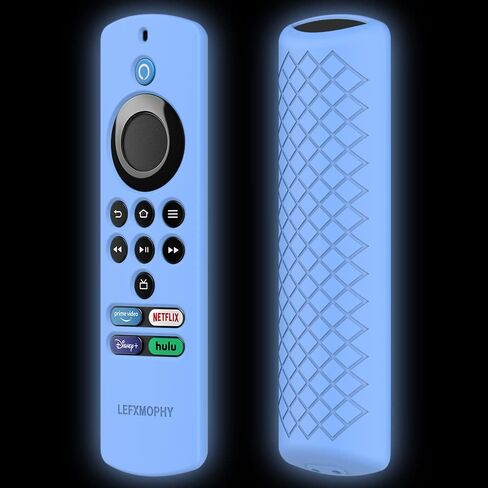 LEFXOMPHY TVStick Lite غطاء بديل عن بعد لجهاز TV Stick Lite أحدث Alexa Voice Remote Lite الجيل الثاني 2022 حافظة واقية من السيليكون الأخضر تتوهج في الظلام in Kuwait